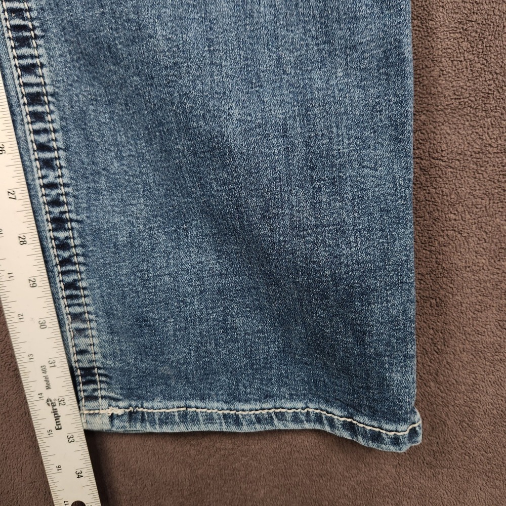 Ariat M4 Hugo Jeans Mens 38x32 Blue Medium Wash Relaxed Boot Cut Denim Workwear - Picture 15 of 16